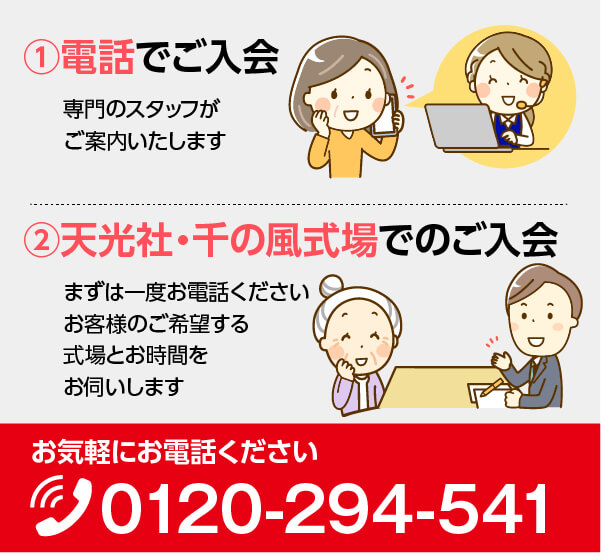 千の風クラブお電話での入会
