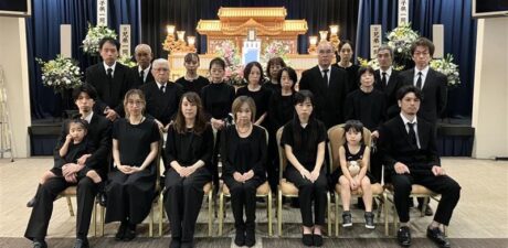 葬儀事例を頂いた、お客様の写真です。