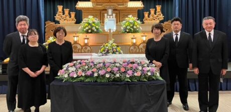 葬儀事例を頂いた、お客様の写真です。