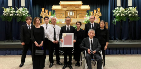 葬儀事例を頂いた、お客様の写真です。