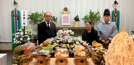 葬儀事例を頂いた、お客様の写真です。