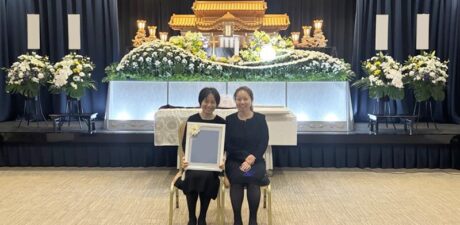 葬儀事例を頂いた、お客様の写真です。