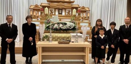 葬儀事例を頂いた、お客様の写真です。