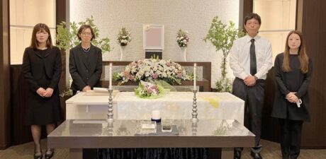 葬儀事例を頂いた、お客様の写真です。