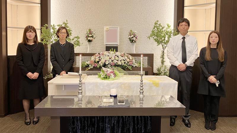 おかげで笑顔で送り出すことができました。