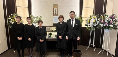 葬儀事例を頂いた、お客様の写真です。