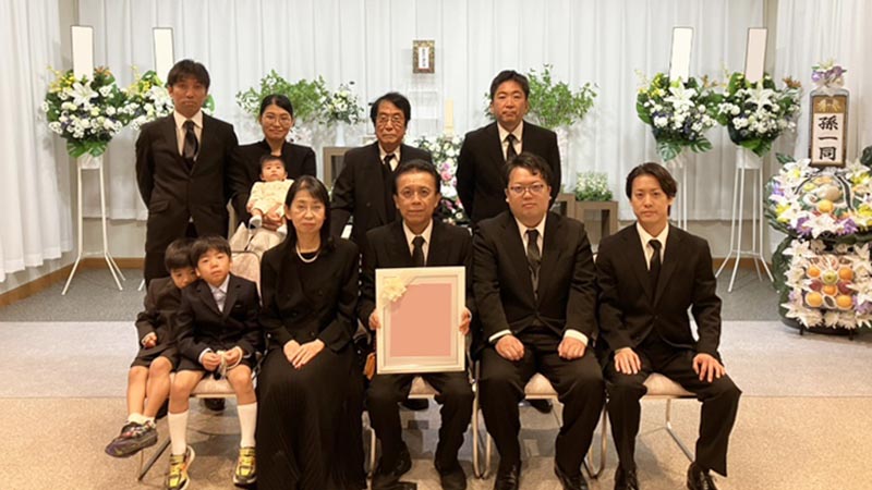 最期の時間をおだやかな気持ちで過ごすことができました。