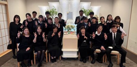 葬儀事例を頂いた、お客様の写真です。