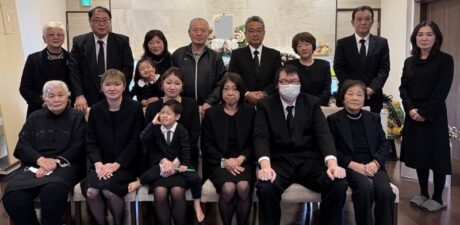 葬儀事例を頂いた、お客様の写真です。