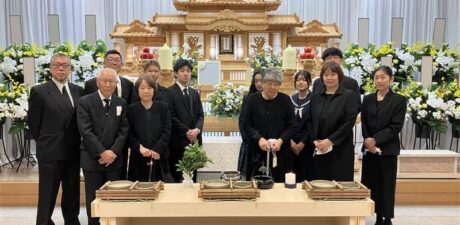 葬儀事例を頂いた、お客様の写真です。