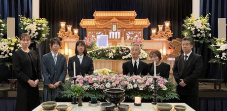 葬儀事例を頂いた、お客様の写真です。