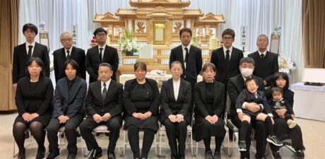 葬儀事例を頂いた、お客様の写真です。