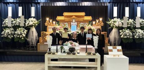 葬儀事例を頂いた、お客様の写真です。