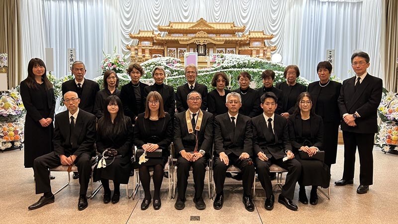 父と母が仲良く旅立つのが見えるようでした。