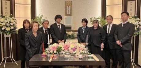 葬儀事例を頂いた、お客様の写真です。