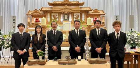 葬儀事例を頂いた、お客様の写真です。