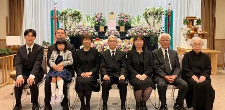 葬儀事例を頂いた、お客様の写真です。