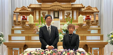 葬儀事例を頂いた、お客様の写真です。