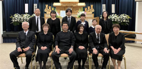 葬儀事例を頂いた、お客様の写真です。