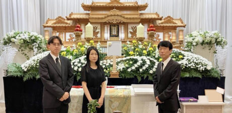 葬儀事例を頂いた、お客様の写真です。