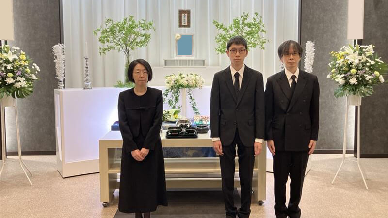 家族でゆっくりと見送ることができました。