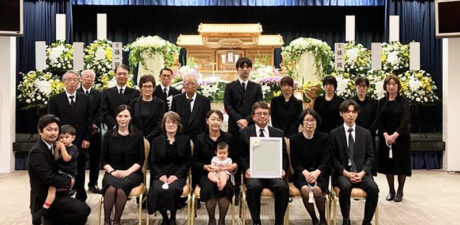 葬儀事例を頂いた、お客様の写真です。