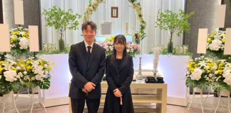 葬儀事例を頂いた、お客様の写真です。