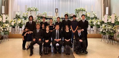 葬儀事例を頂いた、お客様の写真です。