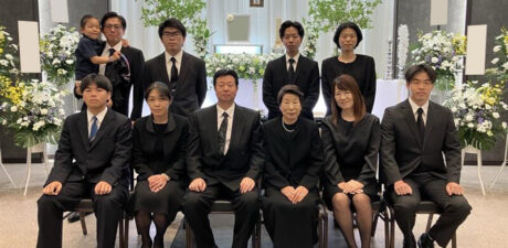 葬儀事例を頂いた、お客様の写真です。