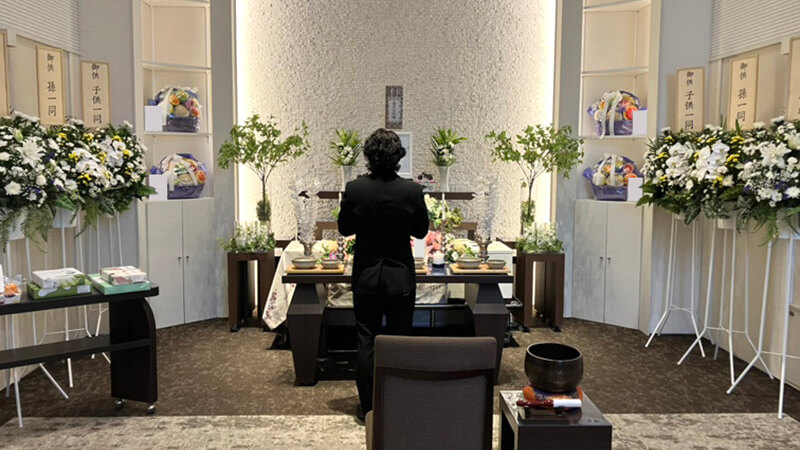 祭壇がとてもきれいで、良い式になったと思います。