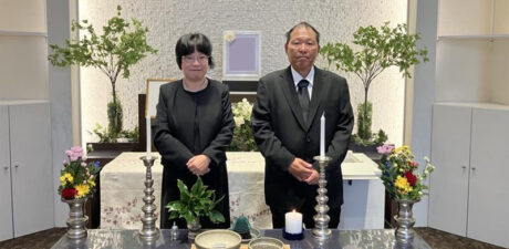 葬儀事例を頂いた、お客様の写真です。
