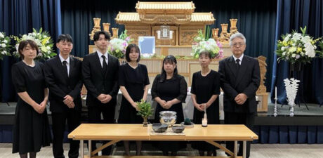 葬儀事例を頂いた、お客様の写真です。