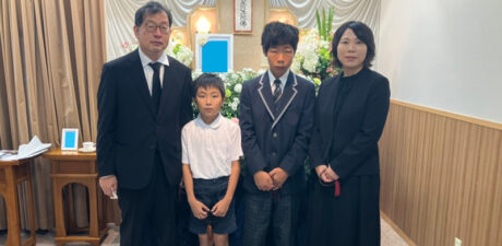 葬儀事例を頂いた、お客様の写真です。